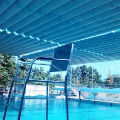 Bạt mái xếp dành cho hồ bơi