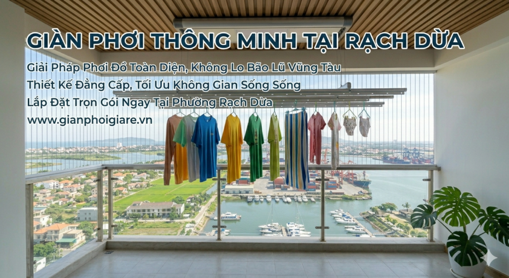 Giàn Phơi Thông Minh Tại Rạch Dừa