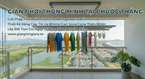 Giàn phơi thông minh tại Rạch Dừa