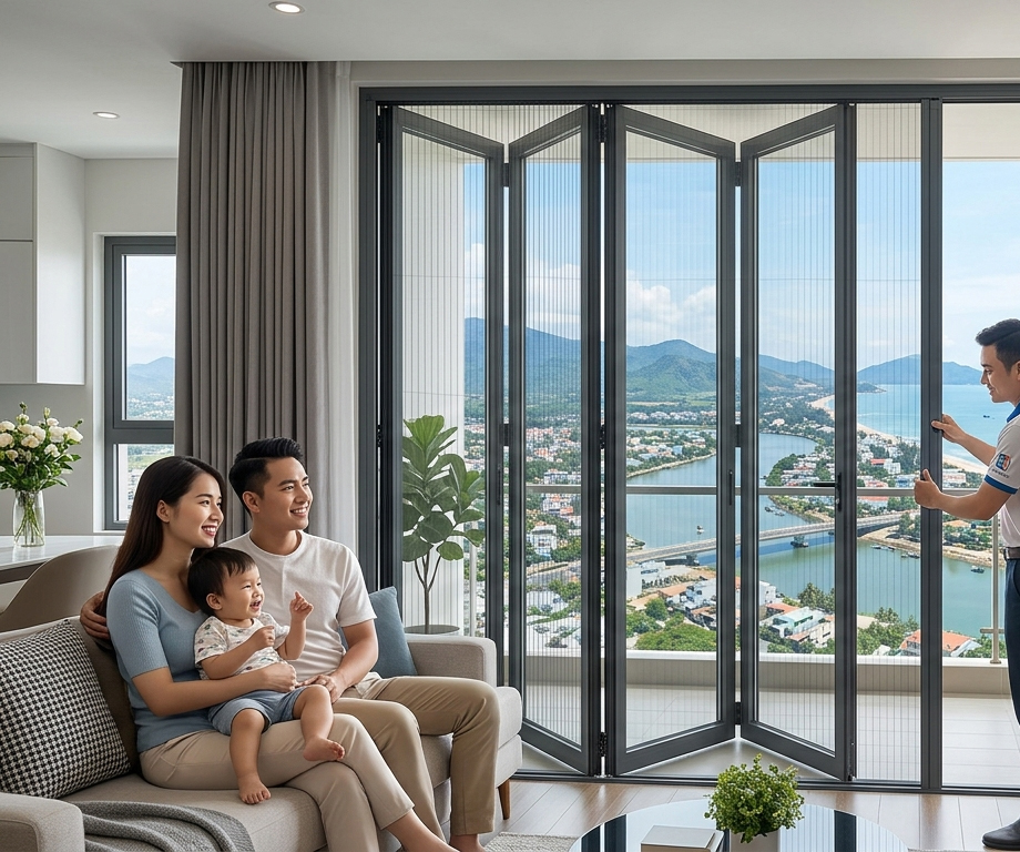 Cửa Lưới Chống Muỗi Tại Tân Hải