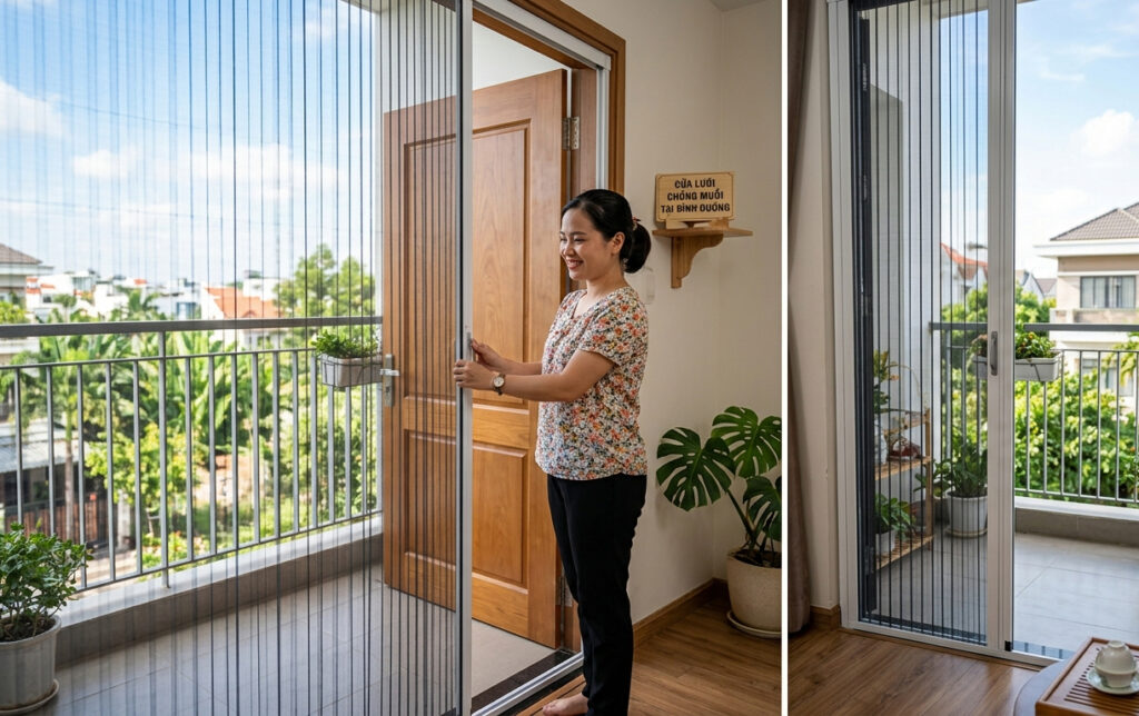 Cửa Lưới Chống Muỗi Tại Bình Dương