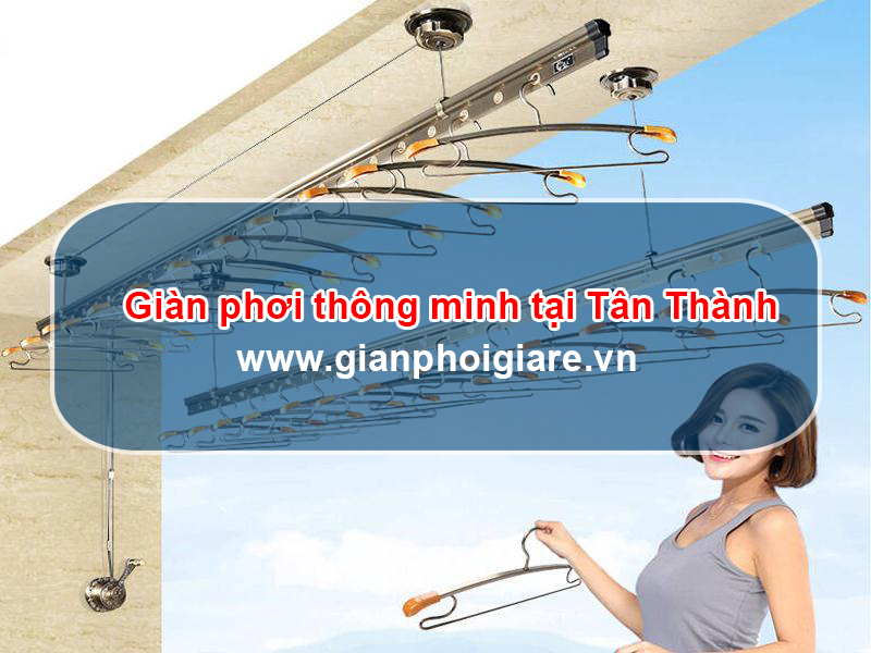 giàn phơi thông minh tại Tân Thành